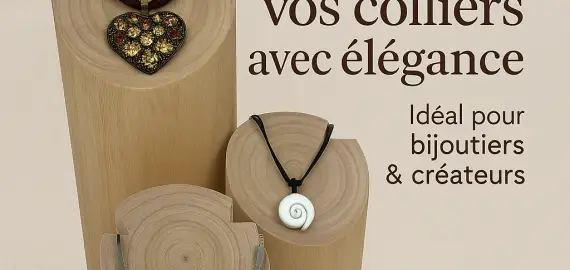 Présentoirs bijoux en Bois