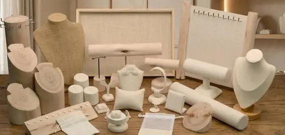 Présentoirs Bijoux en Coton