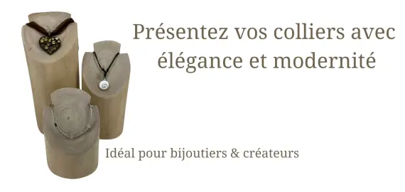 Présentoirs bijoux en Bois