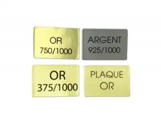 300 Étiquettes Adhésives Or Pour Bijoux Et Petits Objets - Textes Différents Élégants