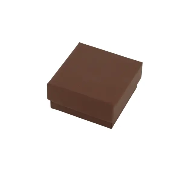 Lot de 12 Boîtes Cadeau Unies pour Bague - 5 x 5 x 2,5 cm - 3 Coloris Au Choix