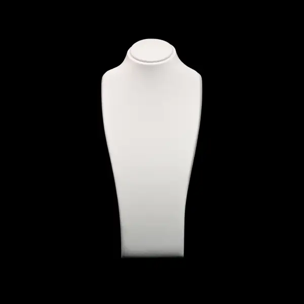 Buste Bijouterie en Similicuir pour Colliers et Sautoirs - 4 Tailles au Choix - 2 Coloris Au Choix