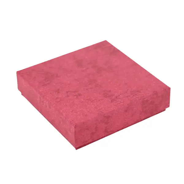 12 Boîtes Bijoux Universelles Avec Relief 9 x 9 x 2.5 cm - 2 Coloris Au Choix