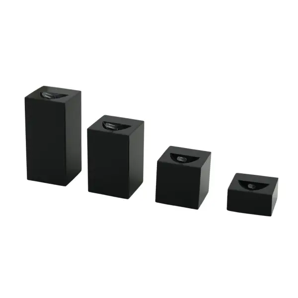 Set de 4 Plots en Acrylique Présentation Bagues - 3 Coloris Au Choix
