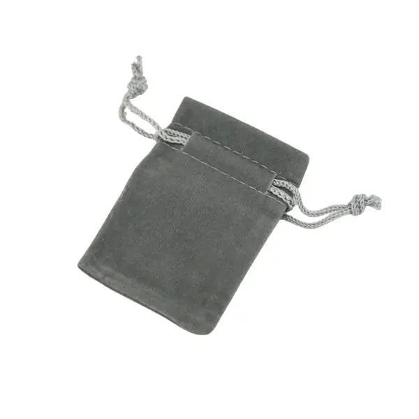 50 Bourses en Velours Rectangulaires avec Bord - 3 Tailles 5 Coloris
