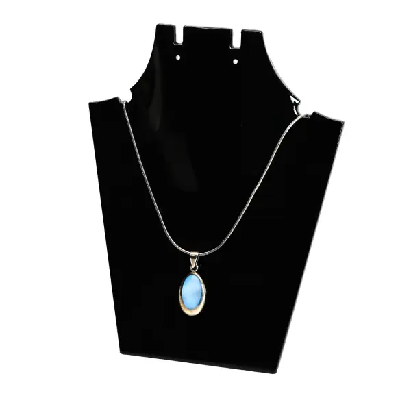 Petit Buste Présentation Colliers pour Vitrine - 12 cm