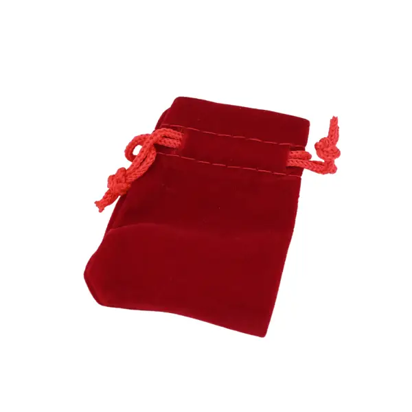 50 Bourses en Velours Rectangulaires avec Bord - 3 Tailles 5 Coloris