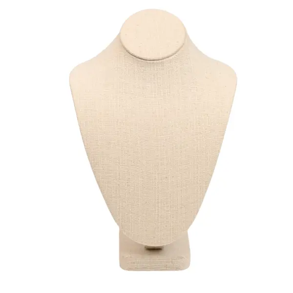 Buste présentoir Colliers en Coton 21 cm