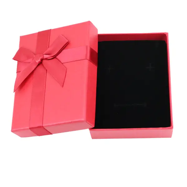 Lot de 12 Boîtes Cadeau Universelles avec Ruban et Noeud - 7 x 9 cm - 2 Coloris Au Choix