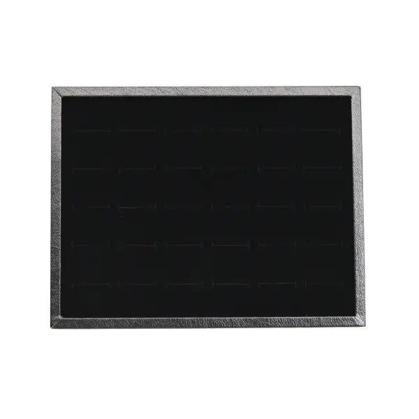 Plateau pour Bagues à Encoches 30 Emplacements - 2 Coloris Au Choix