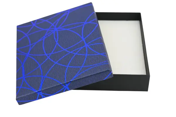 6 Boîtes Cadeau Parures Papier Liseré - 12 x 16 cm  - 5 Coloris au Choix