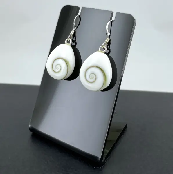 Boucles d'Oreilles Oeil de Sainte Lucie Gouttes - 19 mm