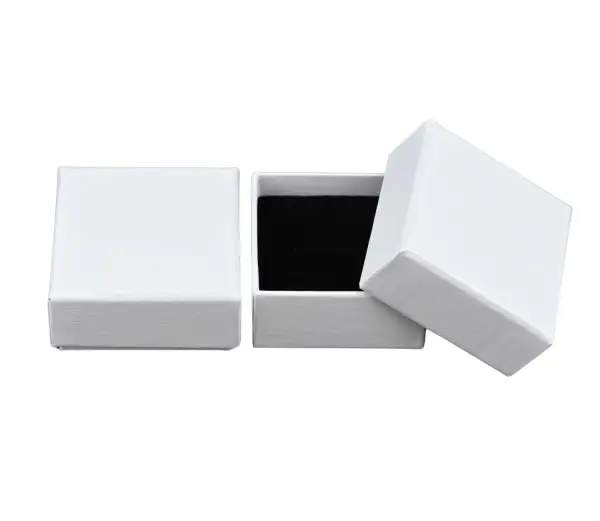 Lot de 12 Boîtes Cadeau Unies pour Bague - 5 x 5 x 2,5 cm