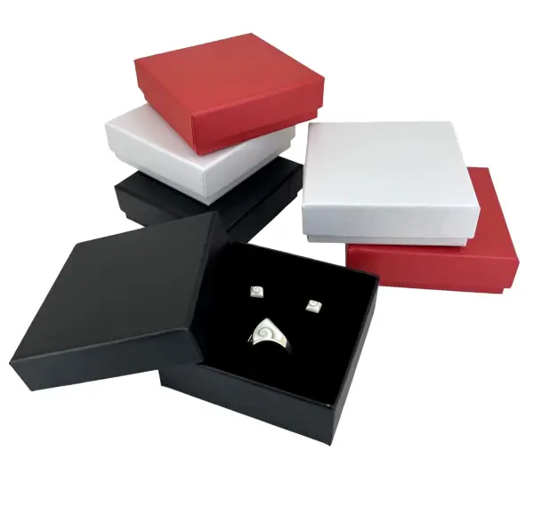 Lot de 12 Boîtes Cadeau Universelles - 8 x 8  x 2.5 cm