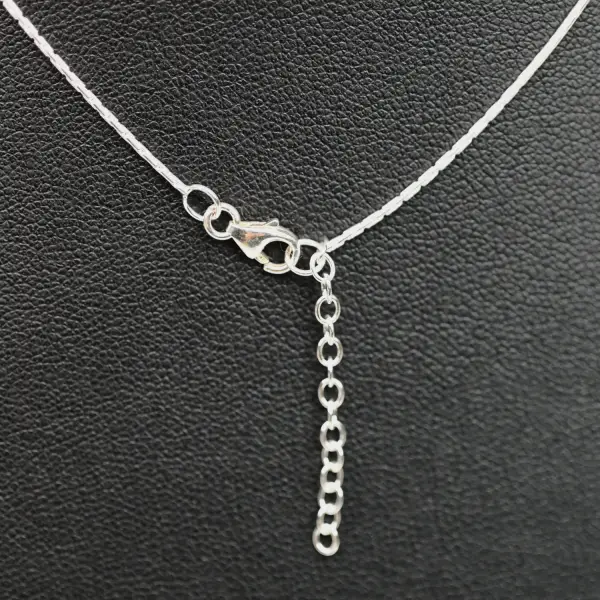 Lot de 5 Chaînes Argent Mailles Corde - 2 tailles.