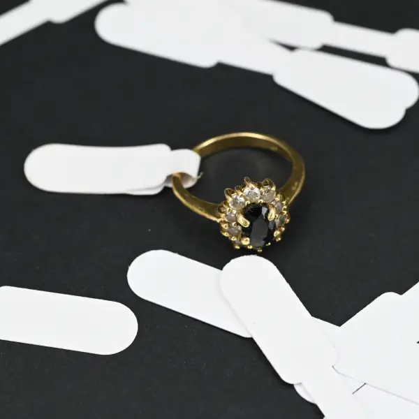 100 Etiquettes Prix Adhésives Bague Collier