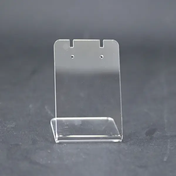 10 x Plaques Présentation Boucles d'Oreilles en Acrylique - 6 cm