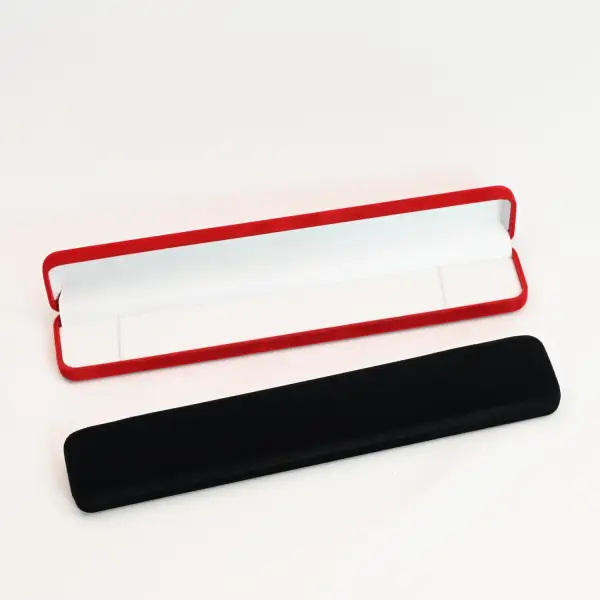 Lot de 5 Ecrins Cadeau en feutrine pour Bracelet Montre - 23 x 4 x 2 cm - 2 Coloris Au Choix
