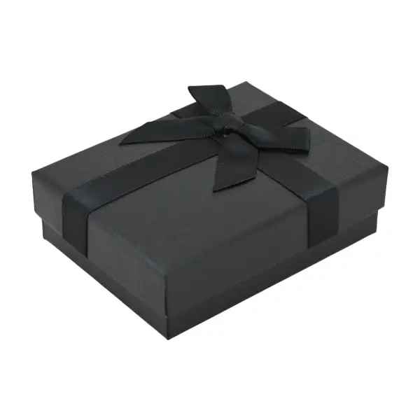 Lot de 12 Boîtes Cadeau Universelles avec Ruban et Noeud - 7 x 9 cm - 2 Coloris Au Choix