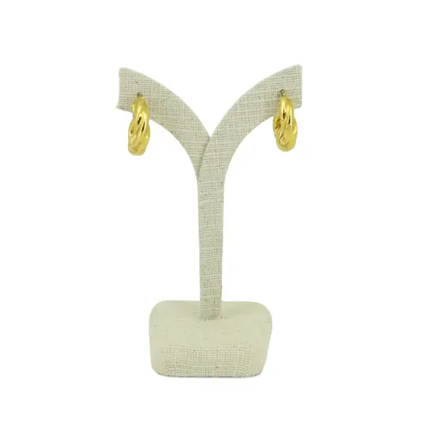 Arbre pour Présentation Boucles d'Oreilles en Coton - 2 Tailles