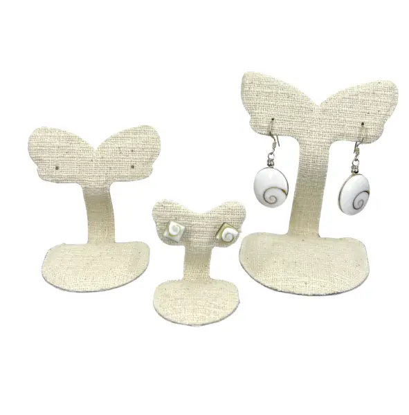 Arbre Papillon en Coton pour Boucles d'Oreilles