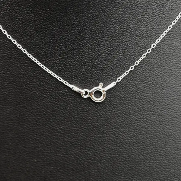 Lot de 5 Chaînes Argent Mailles Forçat 1 mm - 3 Tailles