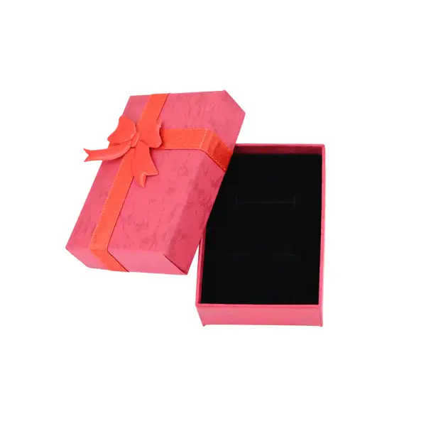 12 Boîtes Bijoux Universelles avec Ruban et Noeud 8 x 5 x 2.5 cm