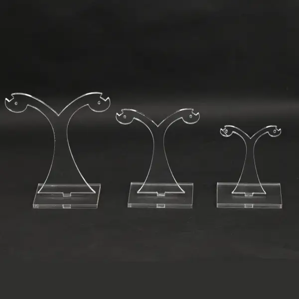 Set de 3 Arbres Boucles d'Oreilles en Acrylique - 3 Tailles