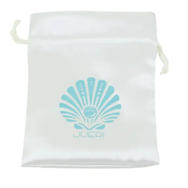500 Pochettes en Satin 9 x 12 cm avec Logo Monochrome - Tous Coloris Disponible