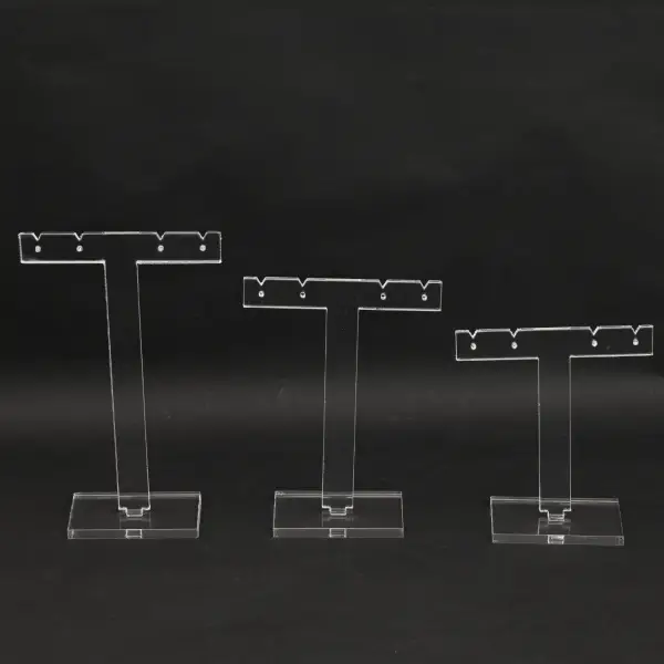 Lot de 3 Arbres Présentoir pour Boucles d'Oreilles en Acrylique