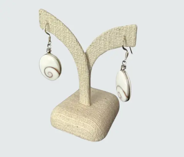 Arbre pour Présentation Boucles d'Oreilles en Coton - 2 Tailles