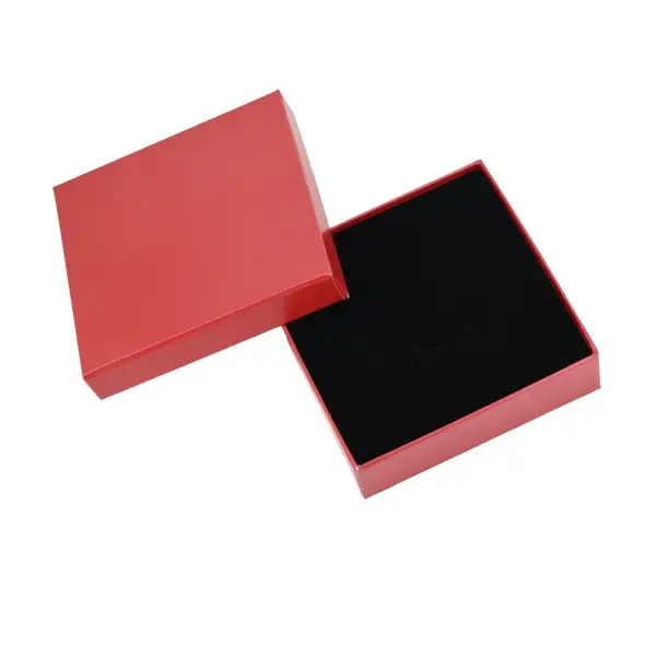 6 Boîtes Cadeau Cartonnées Bijoux  Universelles - 8,5 x 8,5 x 2,5 cm - 3 Coloris Au Choix