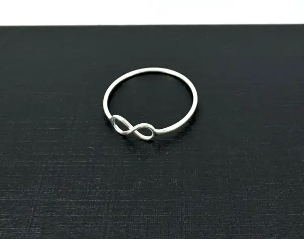 Bague Signe Infini 11 mm en Argent 925