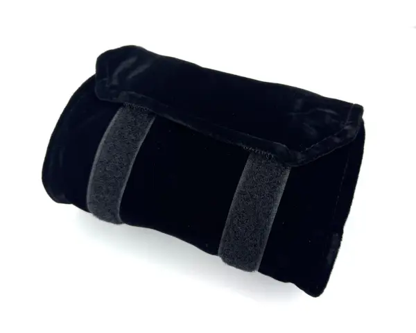 Trousse Marmotte pour Bagues en Velours Noir