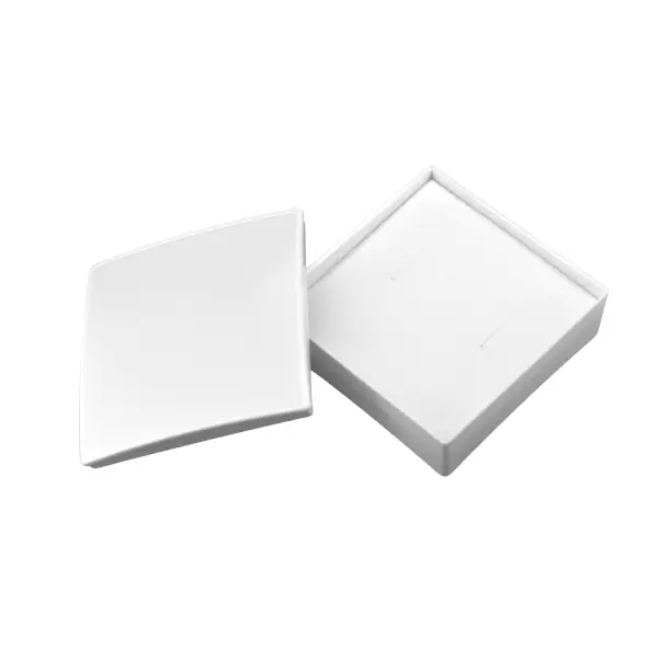 6 Boîtes Plastique Cadeau pour Bijoux - 6 x 6 x 2,2 cm - 3 Coloris Au Choix