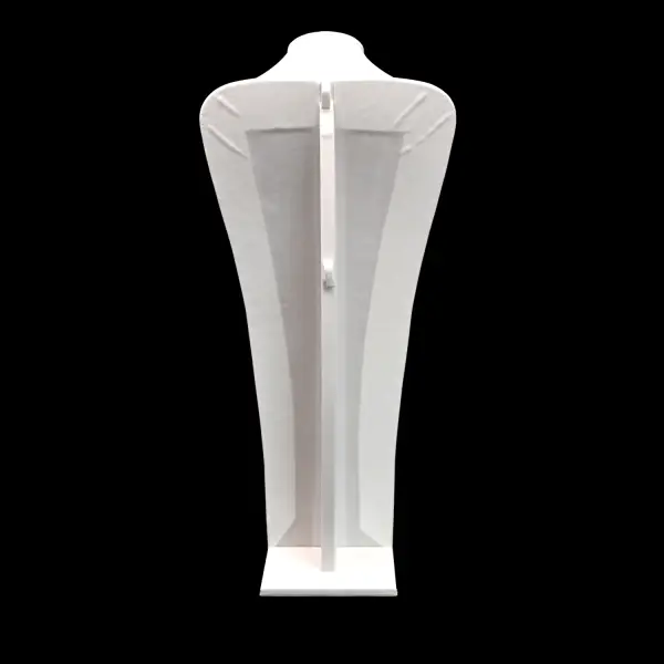Long Buste Similicuir pour Colliers Sautoirs-  41 cm - 2 Coloris Au Choix