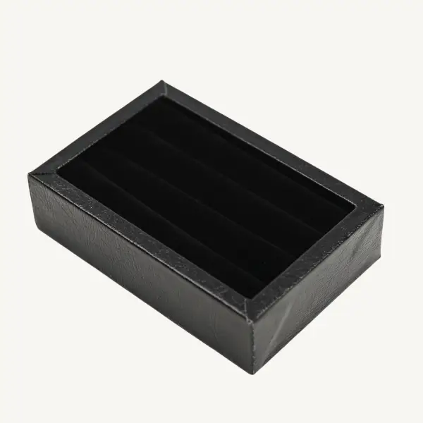 Petit Plateau à Sillons pour Présentation Bagues