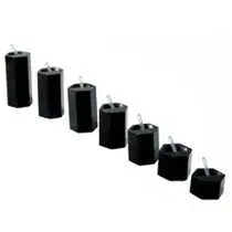 Lot de 7 Plots Présentation Bagues Hexagonaux