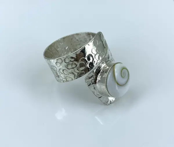 Bague Oeil de Sainte Lucie en Argent 92.5