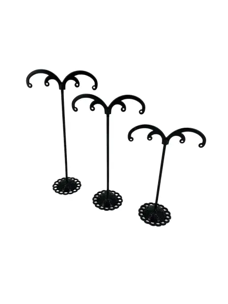 Lot de 3 Présentoirs en métal pour Boucles d'Oreilles