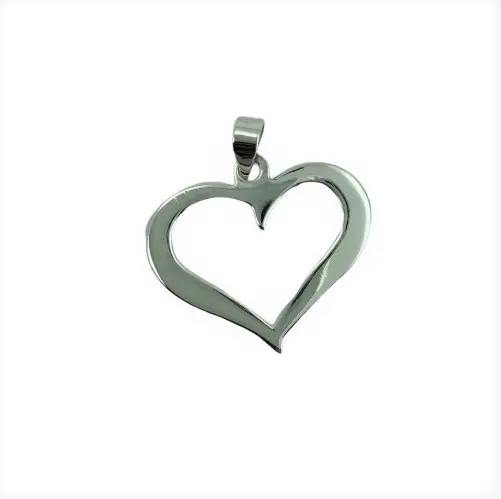 Pendentif Coeur Ajouré en Argent 925/1000.