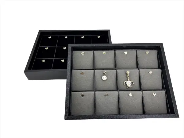 Plateau Bijoux Feutrine pour présentation Pendentifs