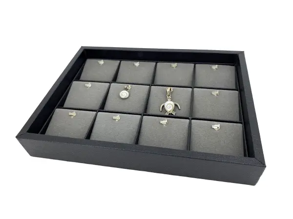 Plateau Bijoux Feutrine pour présentation Pendentifs