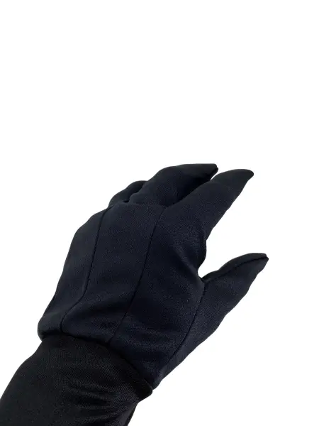 Paire de Gants en Synthétique Noir Taille Unique