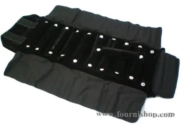 Trousse Marmotte pour Bagues en Velours Noir