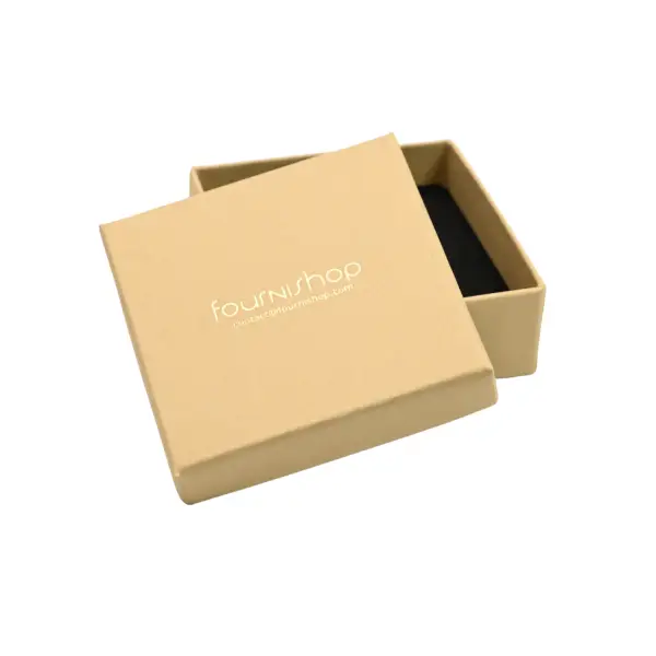 100 Boites Cadeau Kraft avec LOGO - 3 tailles au choix