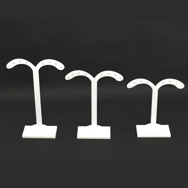 Set de 3 Arbres Boucles d'Oreilles en Acrylique - 3 Tailles
