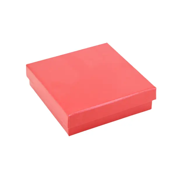 6 Boîtes Cadeau Cartonnées Bijoux  Universelles - 8,5 x 8,5 x 2,5 cm - 3 Coloris Au Choix