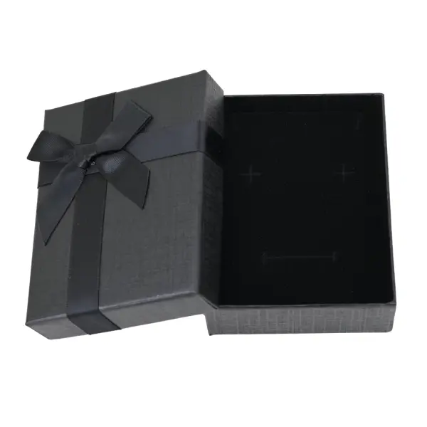 Lot de 12 Boîtes Cadeau Universelles avec Ruban et Noeud - 7 x 9 cm - 2 Coloris Au Choix