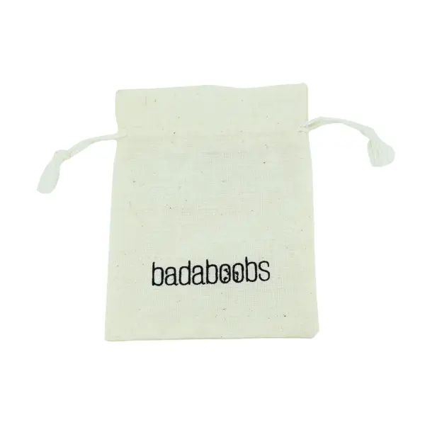 500 Pochettes en Coton Naturel 9 x 12 cm avec Logo Monochrome